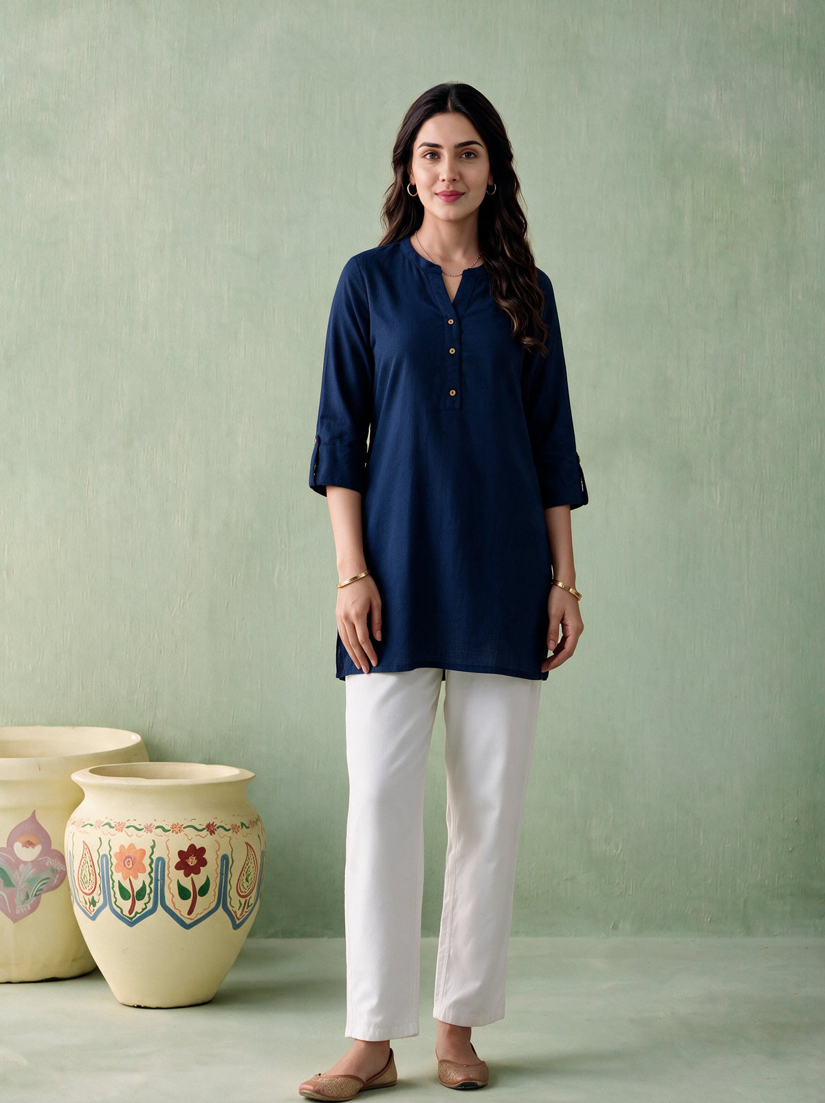 Juniper Women Teal Tunic