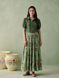 Juniper Women Olive & Pistagreen Top & Skirt