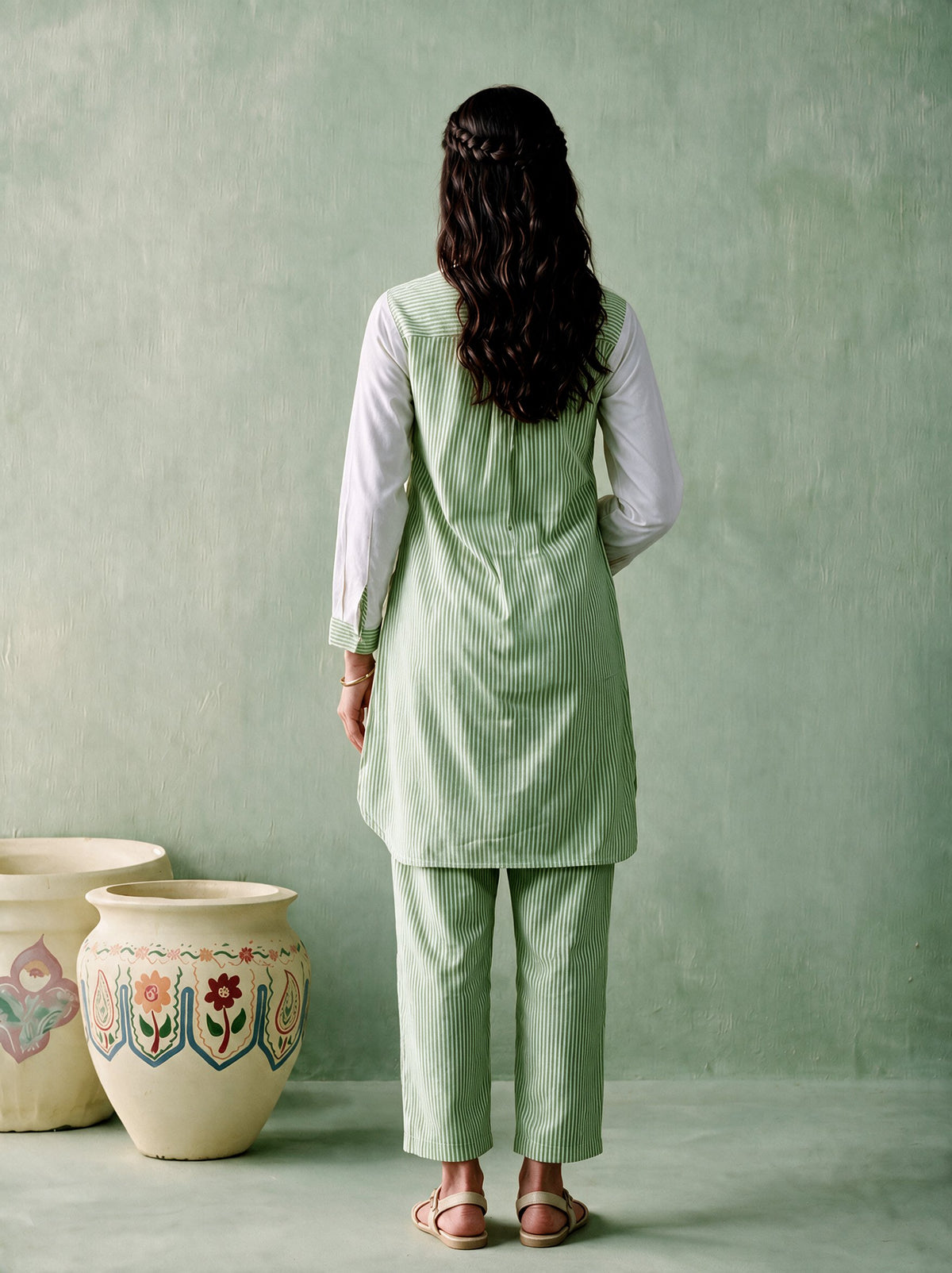 Juniper Women Light Green Shirt & Pant