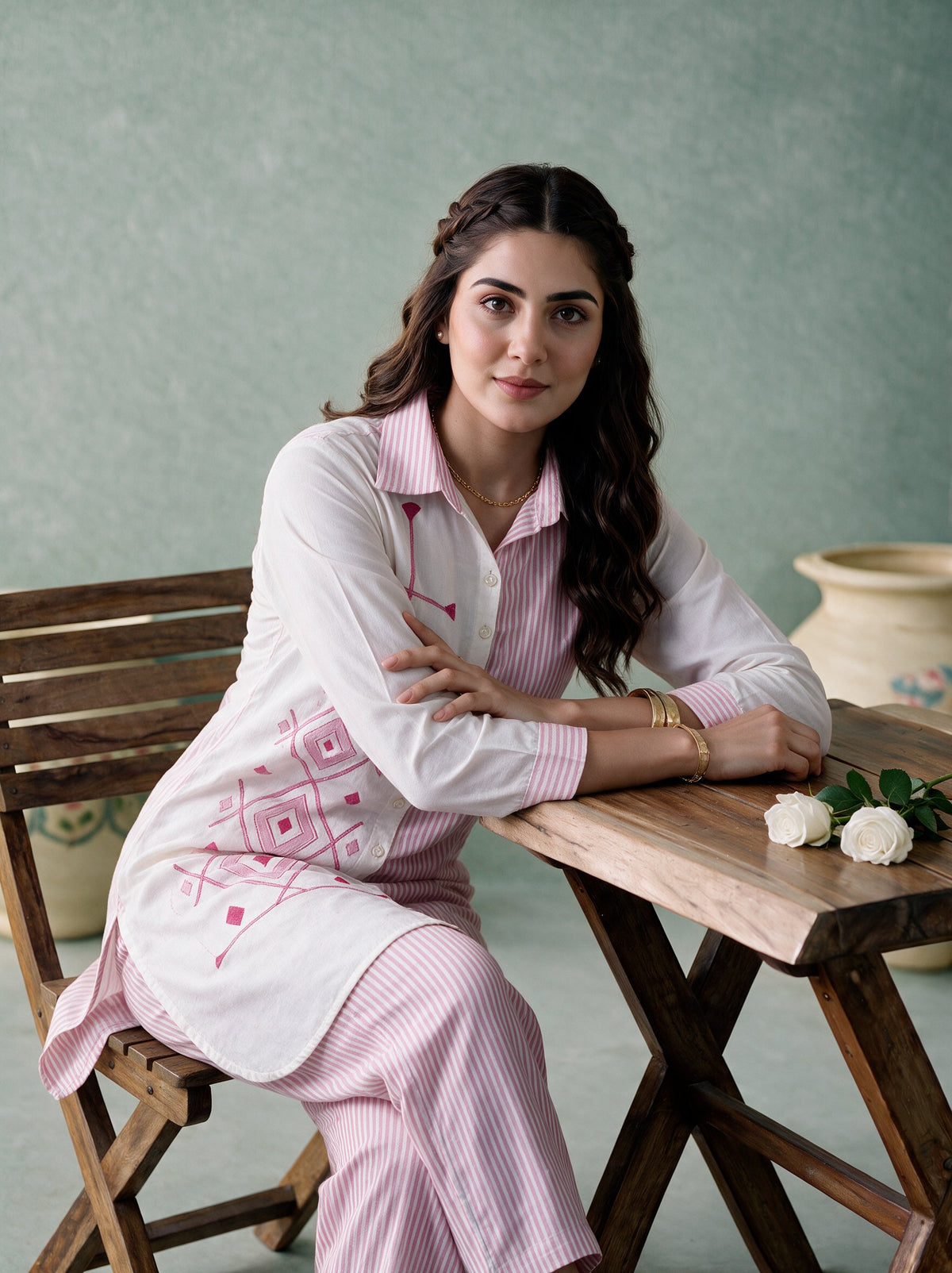 Juniper Women Pink Shirt & Pant