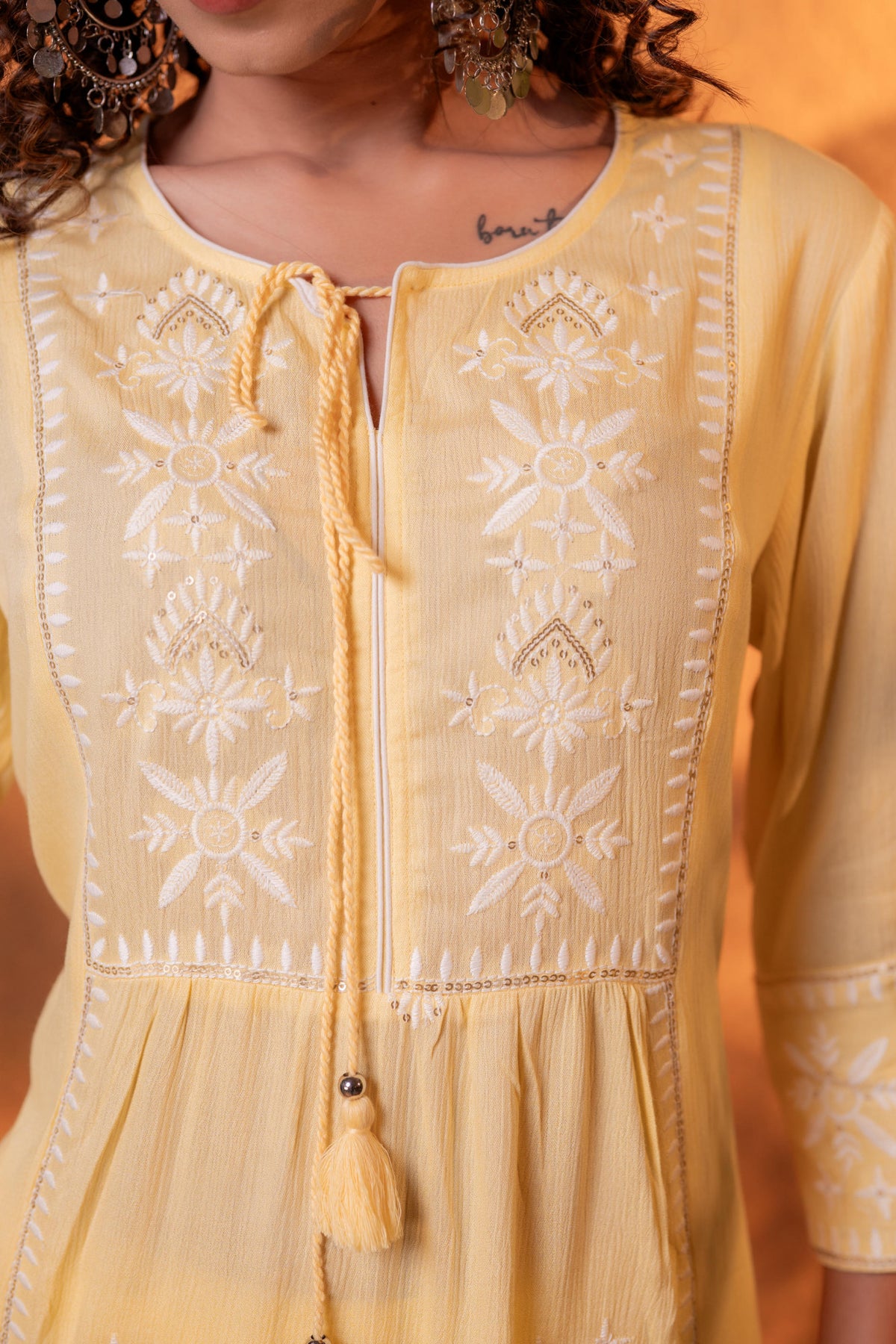 Noor Viscose Straight Kurta Set