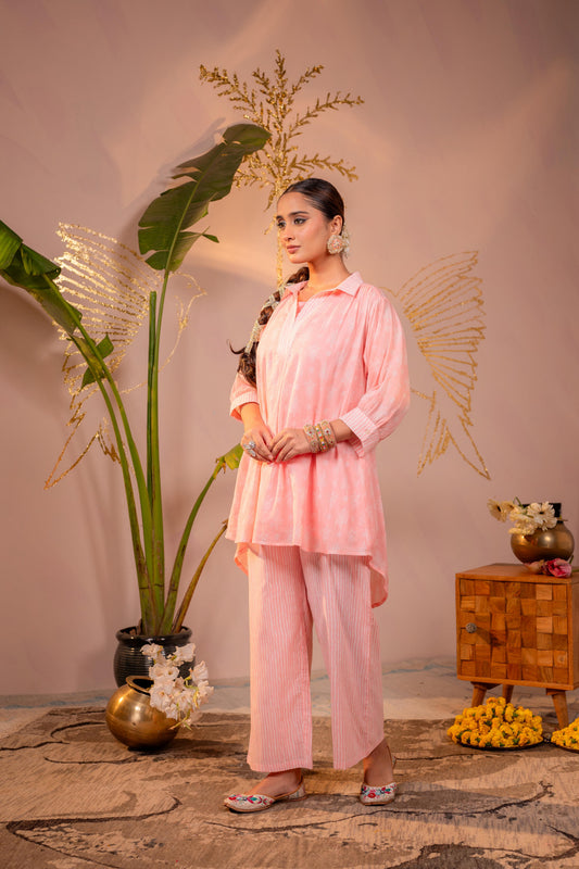 Rose Whisper Relaxed Co-ord Set